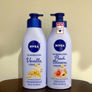 2 Nivea Oil Infused Lotions